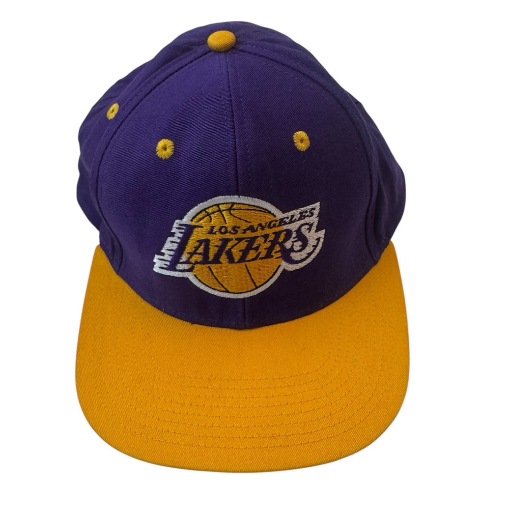 Los Angeles Lakers Adidas Snapback Hat | Purple Gold NBA Cap